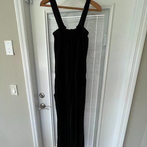 Soft Surroundings Ladies Black Jump Suit With Straps Or Strapless-Small